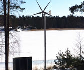 Izgara Güç Sistemi 3KW Rüzgar Türbini Düşük Rüzgar Elektrik Fatura Azaltmaya Başla